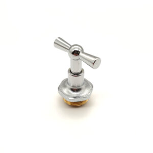 Tête de robinet à potence chrome pour la plomberie – 1/2″ - MC Fact