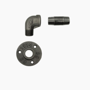 Verbinder Kit Ende Garderobenständer - Deco 1914, Standard für industrielle Klempnerei DIY - MCFC0010512W1