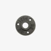 Raccord Bride déco 1914 – 1/2″ de plomberie en fonte noir (1914) pour la décoration industrielle DIY – MCFF0611112W1