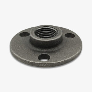 Fitting Cast iron plumbing flange black for DIY industrial decoration - MCFF0641100W1