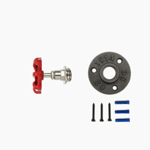 Wall hook for coat rack - Deco 1914, Kit, screw and dowel - MCFK1200012W8S33