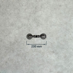 Kit porte-manteaux sans crochets de 1 à 5 sorties – 1 Sortie, Assemblé, Sans vis, Standard – MCFK2010012W1PA1