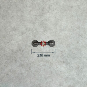 Porte-manteaux vanne 1 à 5 volants rouge – 1 volant, Assemblé, Sans vis, Standard &ndash; MCFK2110512W1PA1