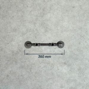 Kit porte-manteaux sans crochets 1 à 5 sorties – 2 Sorties, Assemblé, Sans vis, Standard – MCFK3020012W1PA1