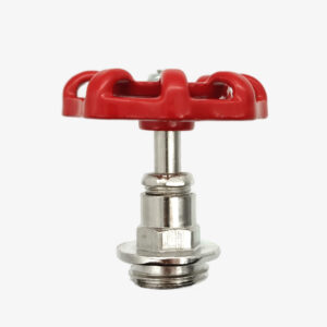 Red handwheel valve head fitting - 1/2″ DIY industrial plumbing - MCFA0040212W8