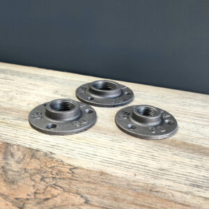 Floor flange 1914 malleable iron decoration taken low - MC Fact