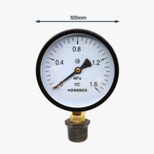 Deco Wide Manometer Fitting Ø100mm - 3/4″ DIY industrial plumbing - MCFA0041034C4