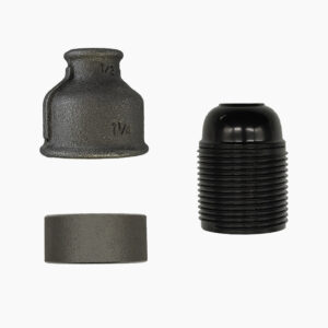 E27 bakelite steel ring socket kit for fitting - 1/2″ - MCFA0004612W1