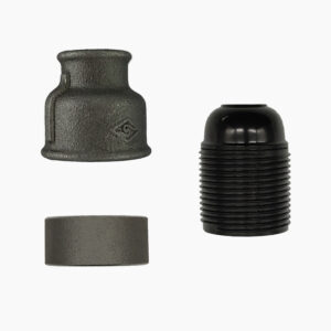 E27 bakelite steel ring socket kit for fitting - 3/4″ - MCFA0004634W1