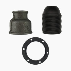 E27 socket kit for fitting - 3/4″, Plastic plumbing and light fixture - MCFA0000634Y3