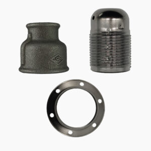 E27 socket kit for fitting - 3/4″, Metal plumbing and lighting fixture - MCFA0000634W8