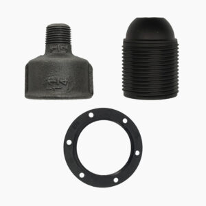 Kit E27 male socket for fitting - 1/2″, Plastic plumbing and lighting - MCFA0000812Y3