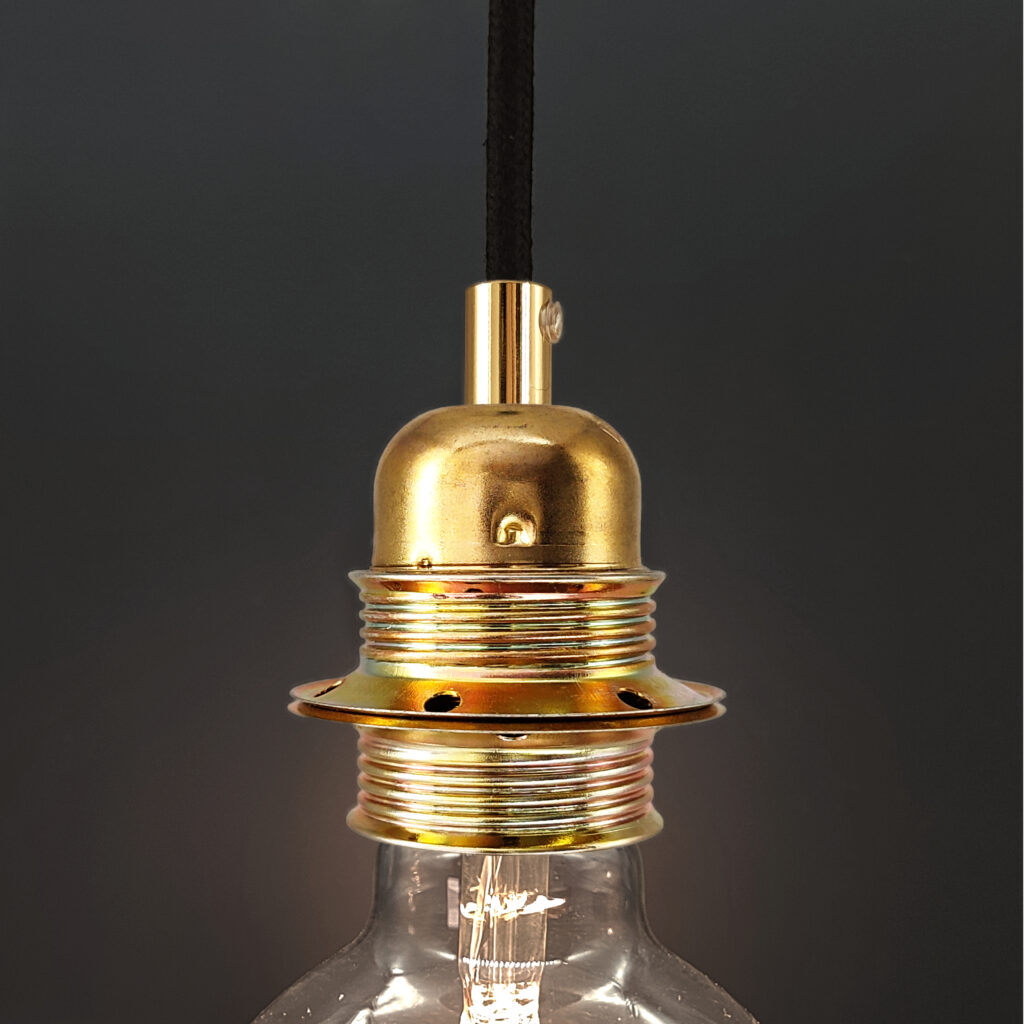 Composant électrique Kit douille lampe laiton E27 double férule pour cable – MCFL0400024W8
