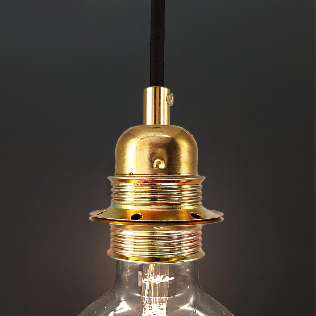 Composant électrique Kit douille lampe laiton E27 double férule pour cable – MCFL0400024W8