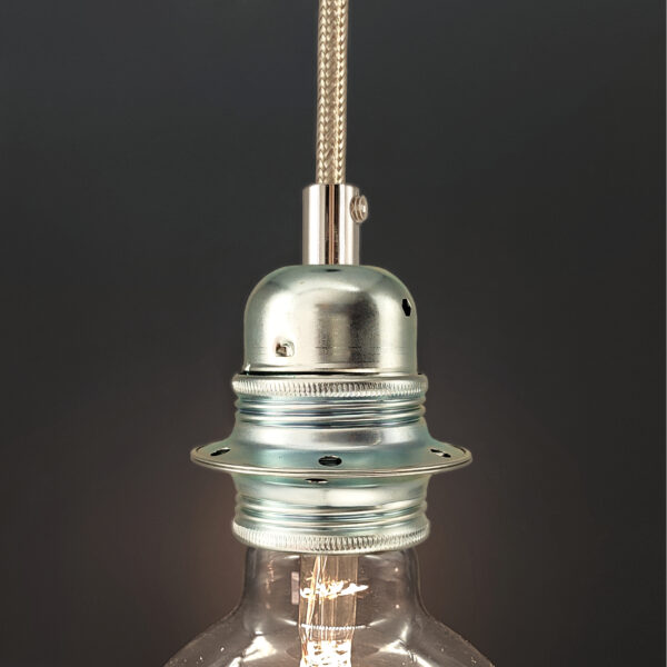 Composant électrique Kit douille lampe chrome E27 double férule pour cable – MCFL0400023W8