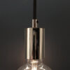 Elektrisches Bauteil E27 Lampenfassung mit schwarzer Perle für Kabel - MCFL0400422W8-1