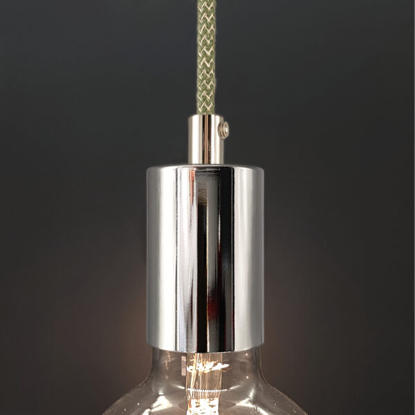 Elektrisch onderdeel: Set chromen E27-fittingafdekkingen voor kabel – MCFL0400423W8-78