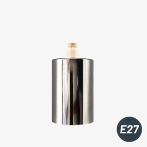 Composant électrique Kit cache douille E27 chrome pour cable – Conique – MCFL0400823W8