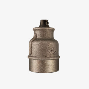Set Lampenfassung E27 Stahlring für Kabel - 3/4″, Kunststoff - MCFR0004634Y3