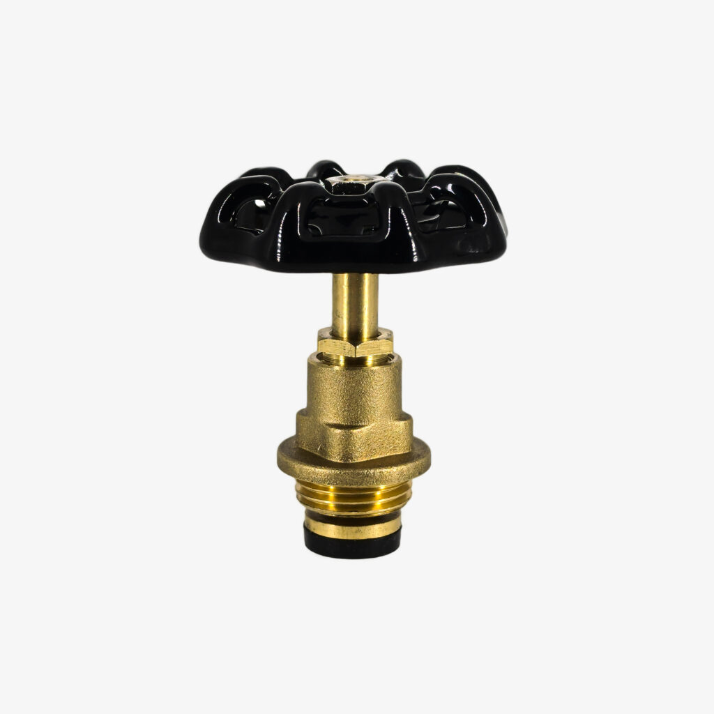 Tête de vanne à volant noir décoration style industrielle plomberie – MCFA0040400W9