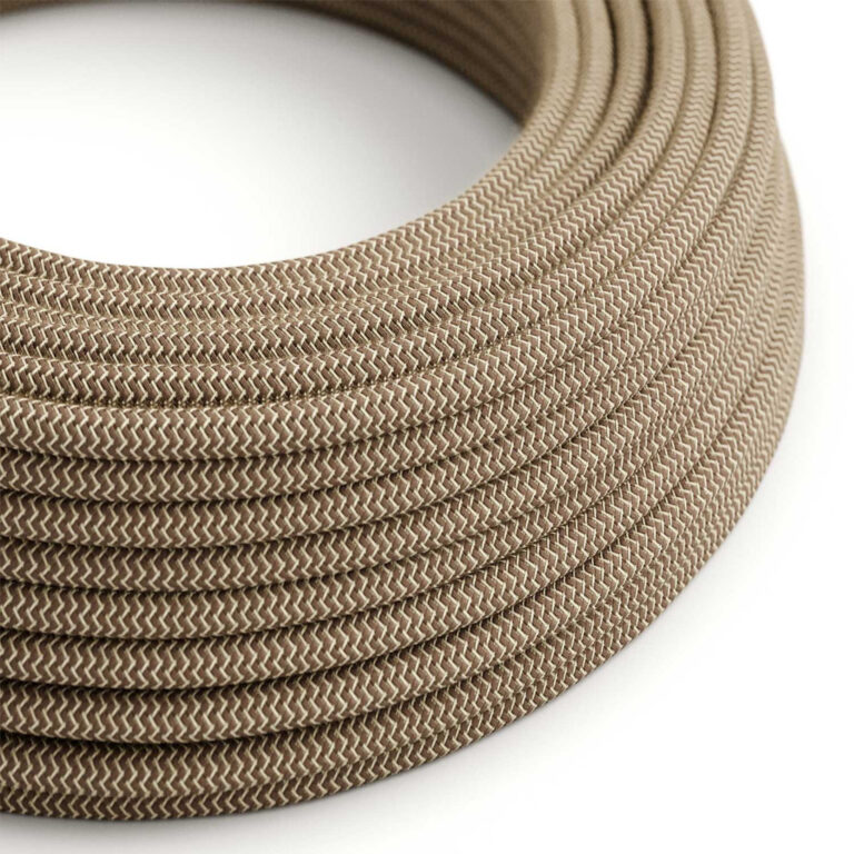 Câble Fil électrique Marron Brun Zigzag 3x0,75 - MC Fact