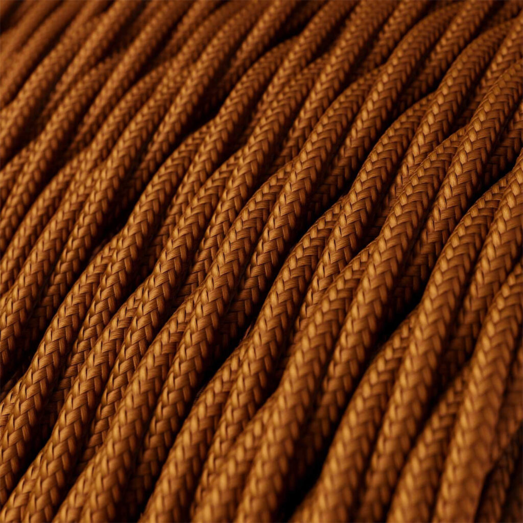 Câble Fil électrique Torsadé Whisky Brun 2x0,75 Ou 3x0,75 - MC Fact