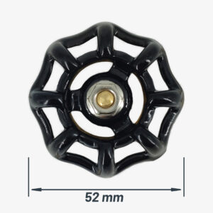 Volant à main noir pour vanne 1/2" BSP - MC Fact
