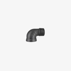Raccord fonte Coude 90° F/M déco – 1/2″ de style industrielle DIY – MCFF8101212W1