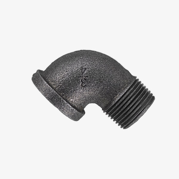 Raccord fonte Coude déco male femelle déco de style industrielle DIY – MCFF8101200W1