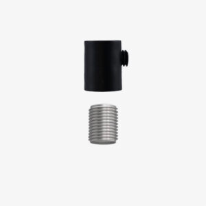 Elektrische Komponente Zylindrische Kabelklemme aus Kunststoff ohne Mutter - Mattschwarz, 10mm (1cm) - MCFL0311001Y3