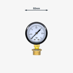 Manometeranschluss Klempnerei und Deko Klein Ø50mm - 1/2″ Klempnerei und Deko Industrie DIY - MCFA0042112C2