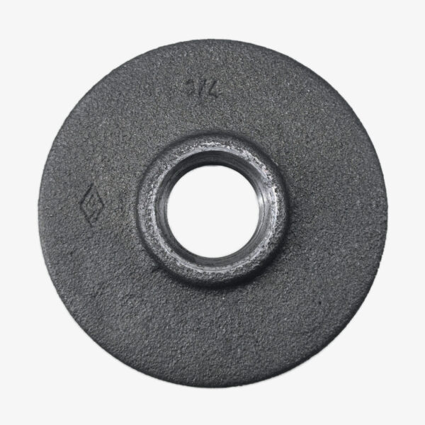 Raccord Bride Sans Trou Classique de plomberie en fonte noir pour la décoration industrielle DIY – MCFF0671100W1