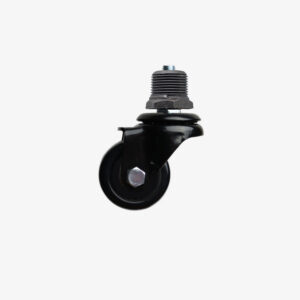 Kit Roulette pivotante charge lourde 120kg de 50mm noire pour raccord – V2 plomberie DIY – MCFA0010100P1