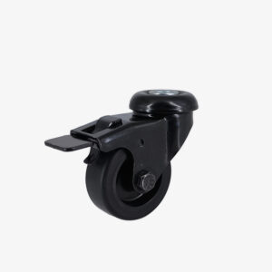 Rolle schwarz 50 mm - 40kg - Mit Bremse - MCFA0011381P1