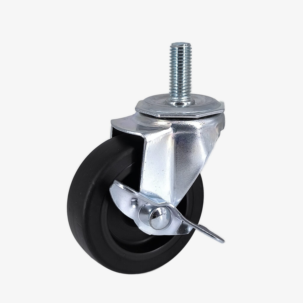 Roulette 75mm avec Frein Papillon – 60kg – MCFA0011482W2