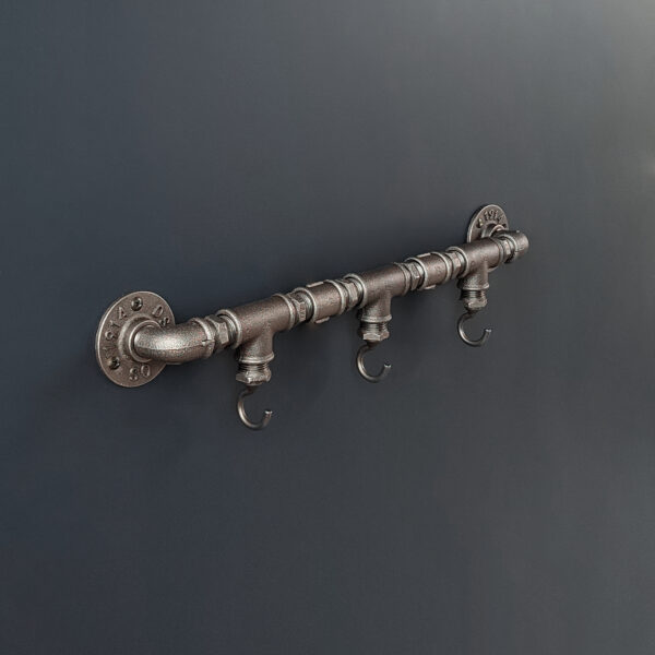 Porte Manteau Industriel 3 Crochets Verticaux sur bride 1914 – MCFK5130512