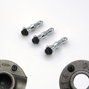 Black Hollow Bulb Screw Fastener for DIY 3-Hole Plumbing Flange - MCFS00015005W21K03