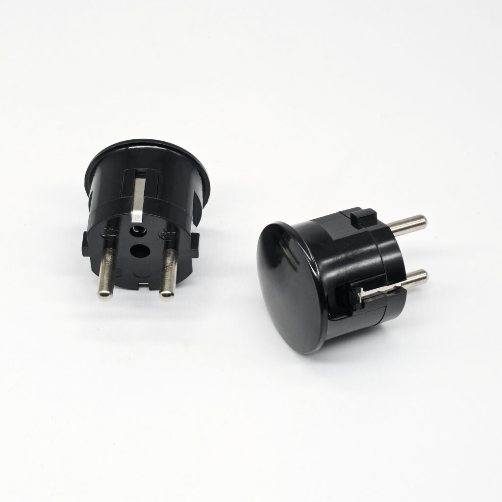Elektrische Komponente Vintage Europäischer Bakelit-Stecker Mit Erde - MCFL0103300Y8