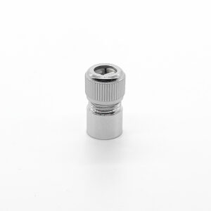 Lighting component Female knurled brass cable clamp – Chrome – MCFL0360223W9