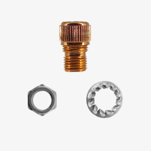 Composant luminaire Serre-câble Moleté en laiton avec écrou – Cuivre &ndash; MCFL0360120W9S11