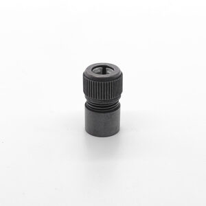 Lighting component Female knurled brass cable clamp – Industrial patina – MCFL0360224W91