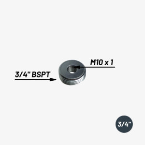 Raccord Réduction Métrique Luminaire M10x1 Pour Tube Luminaire – 3/4″ > M10x1 métrique de plomberie pour la décoration industrielle DIY – MCFF1341289W2